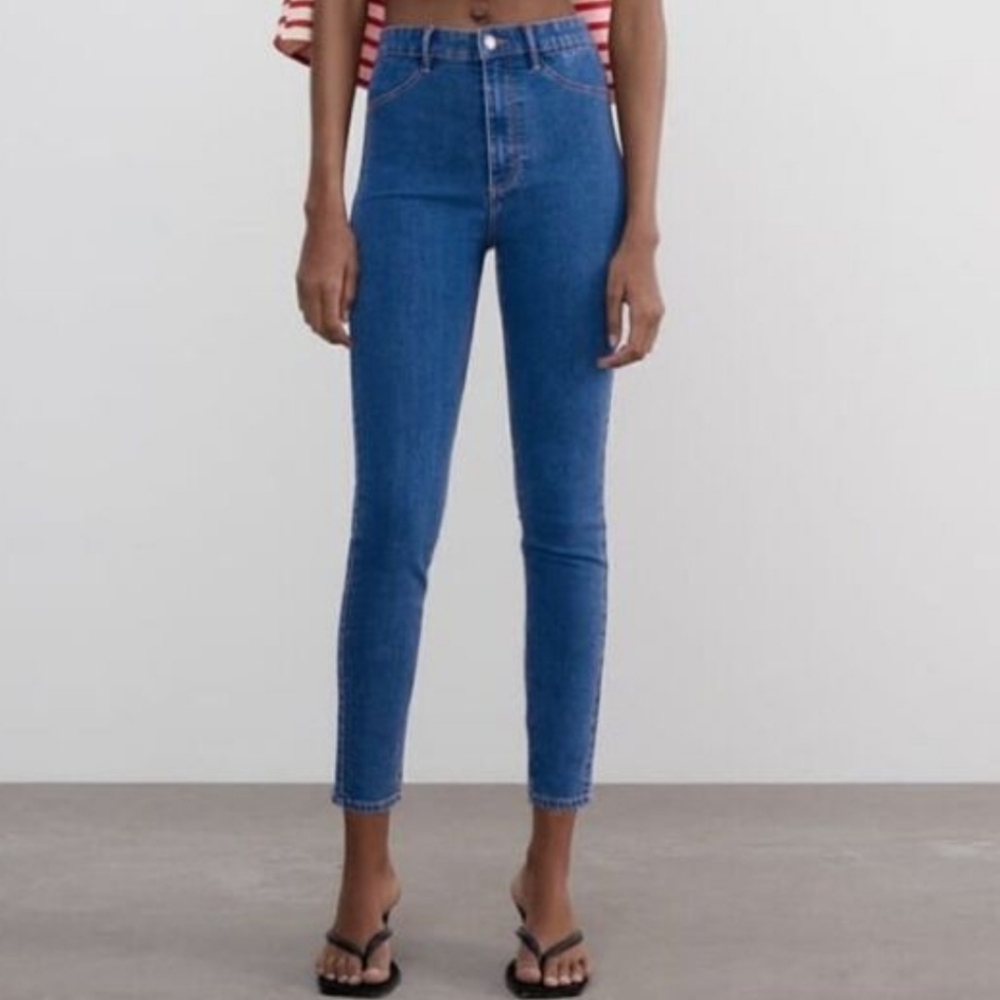 Zara Stretch Jeggings Jeans